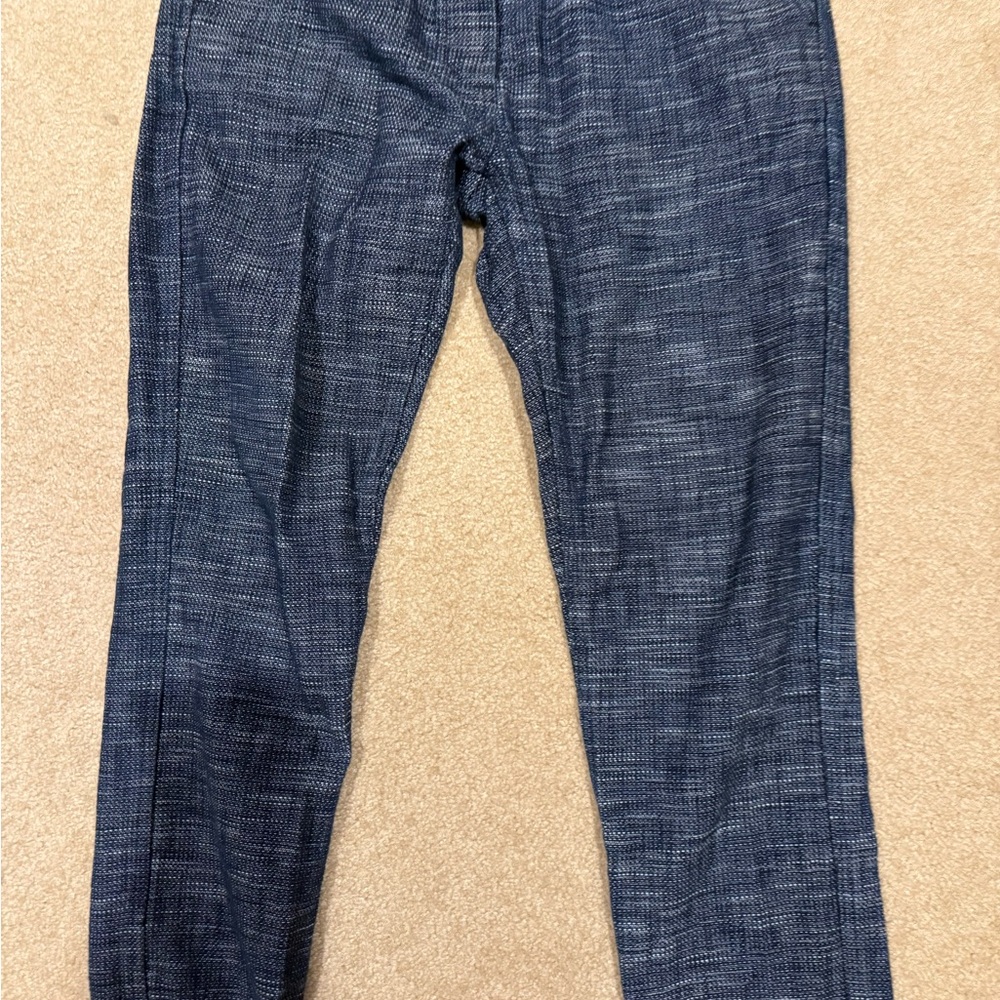 Taylor Stitch Men's Textured Navy Slim Jeans